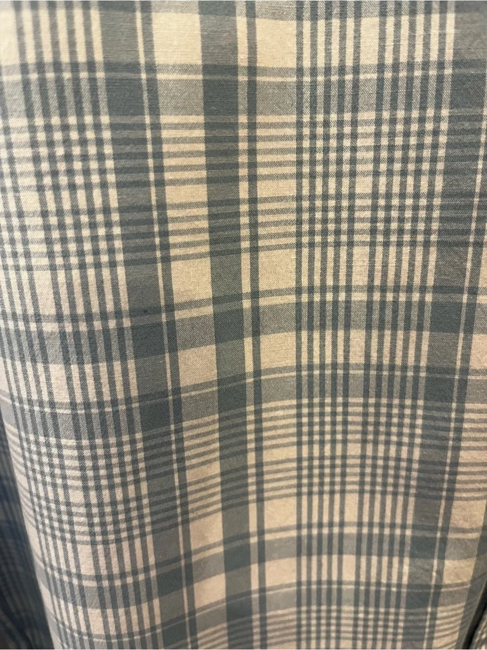 J. Crew Men’s Light Blue and White Plaid Button-Down Shirt